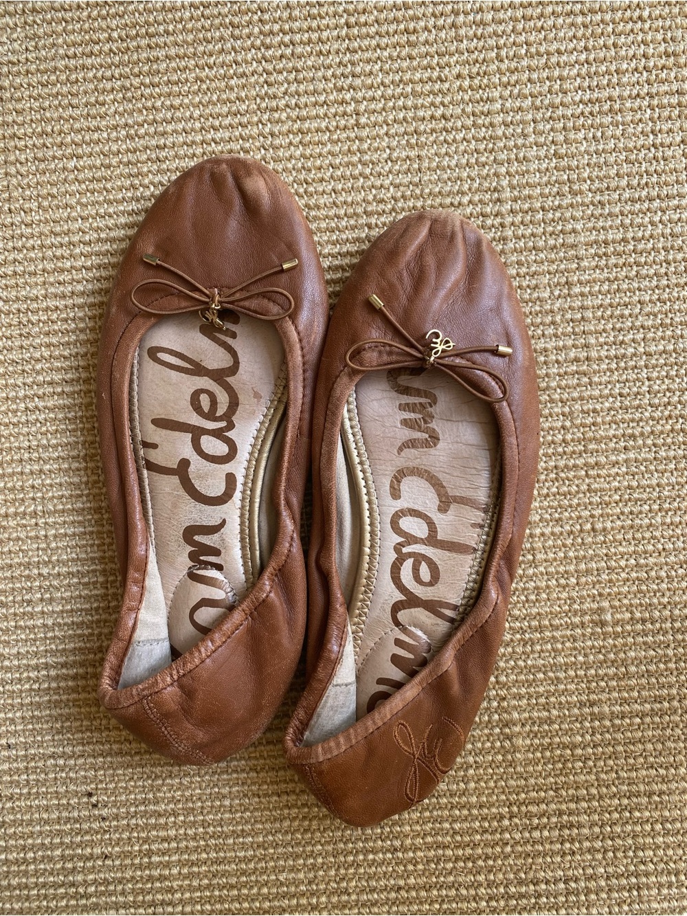 Sam Edelman Brown Leather Felicia Ballet Flats    71/2
